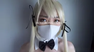 HongKongDoll - Прекрасный полдень Куми: от полудня до сумерек, 25 мин полная версия (в презервативе + на чулки)