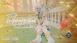 XKTY002 COS Genshin Сексапильная красотка Эми сосёт и скачет на хуе брату