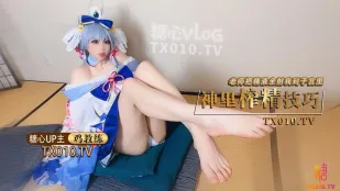Genshin Impact: COS Kamisato Ayaka - Учительница просит сперму! Залей семенем матку богини! Тренер хуёв